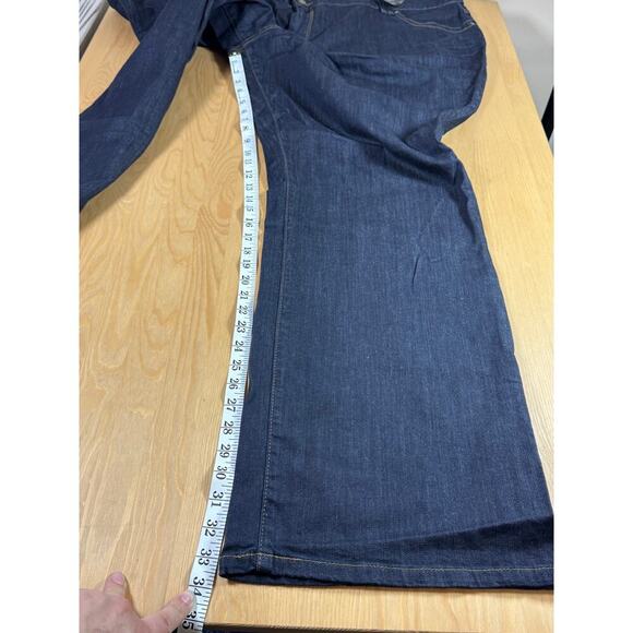 NWT Lane Bryant Distinctly Bootcut Mid rise Size 26 TALL DARK wash - Picture 6 of 8